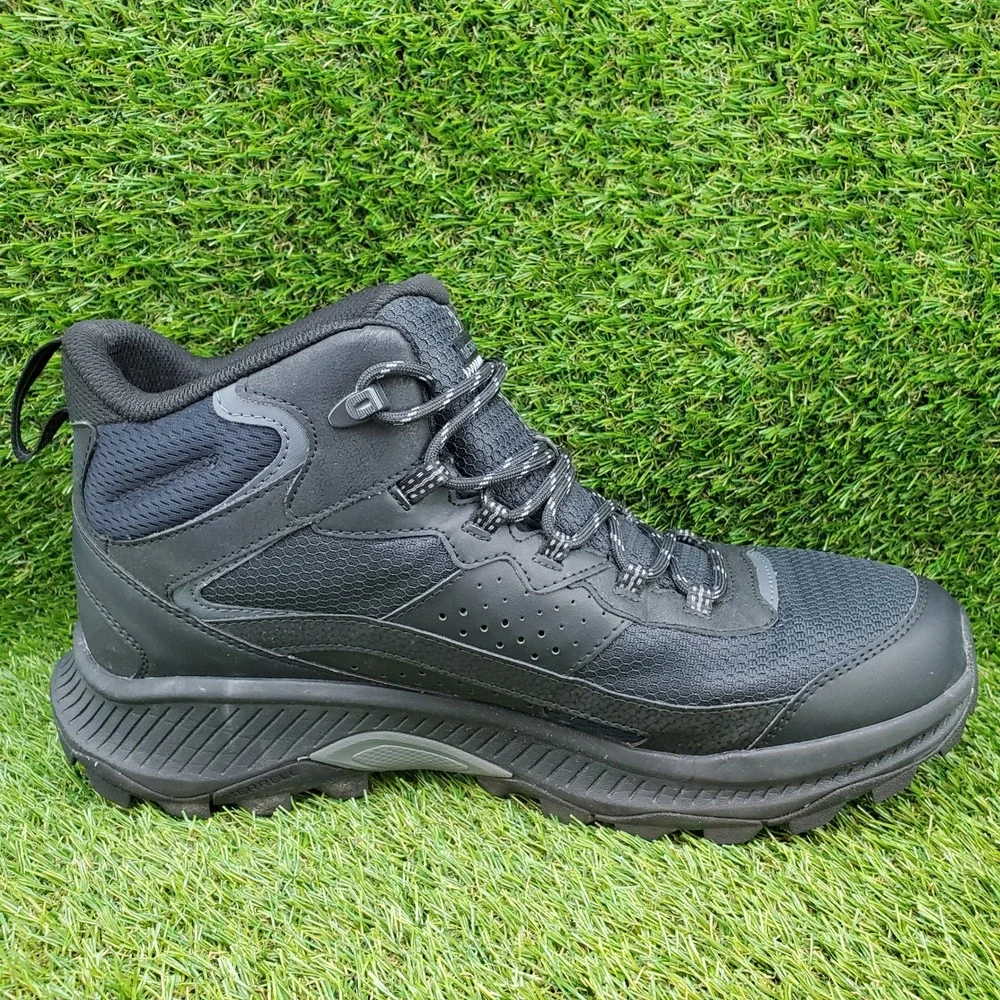 Merrell Speed Strike 2 Mid Waterproof SIZE 12 Men's Hiking Boots Black